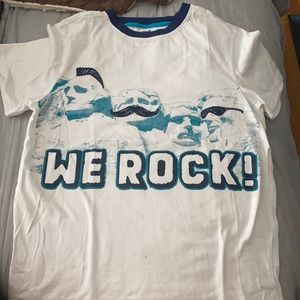 Gymboree Mt Rushmore We Rock tshirt youth 12